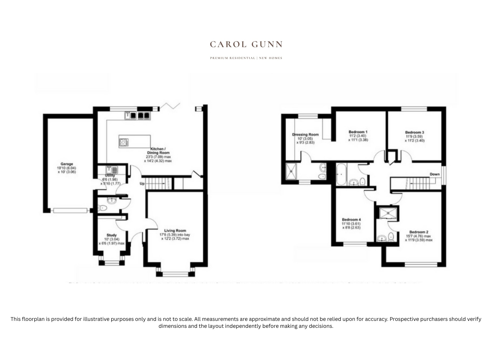 Floor plan — Aspen Close, Harrogate